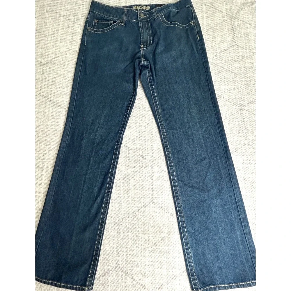Machine Custom Co. Men's Jeans Size‎ 34 Slim Straight Dark Wash Denim